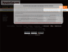 Tablet Screenshot of nymphochat.com